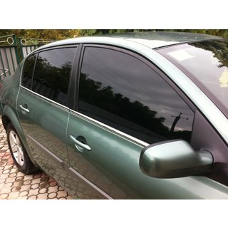 Fensterzierleisten außen Edelstahl (4 Stk) Renault Megane II 2004-2009 Foto 2