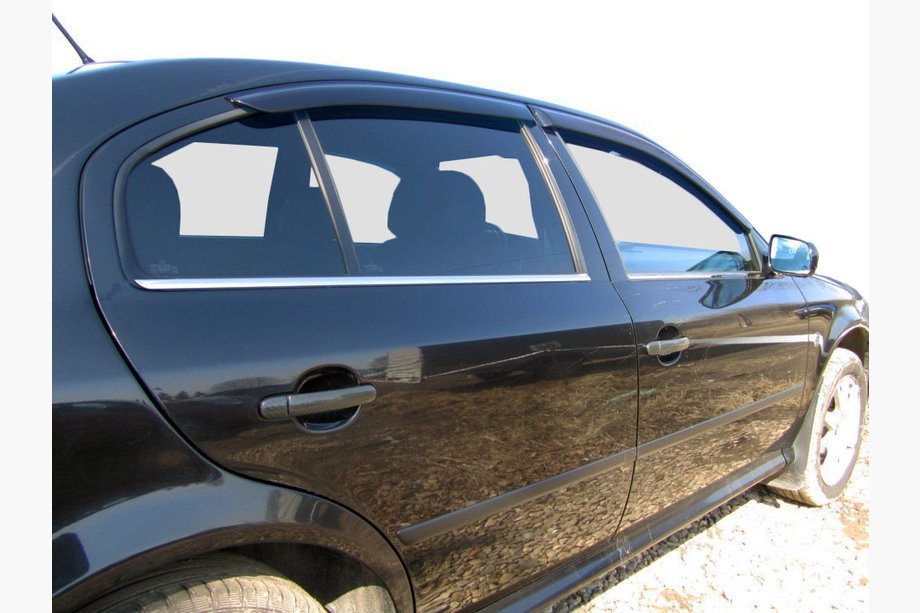 Skoda Octavia I Tour A4 1996-2010 Fensterzierleisten Edelstahl (4 Stk) Image