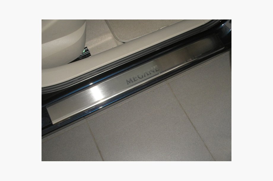 Renault Megane II 2004-2009 Einstiegsleisten Abdeckungen Nataniko (4 Stk., Edelstahl) Image