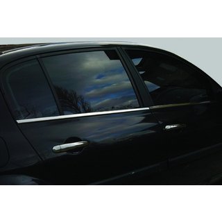 Fensterzierleisten außen Edelstahl (4 Stk) Renault Megane II 2004-2009 Foto 4