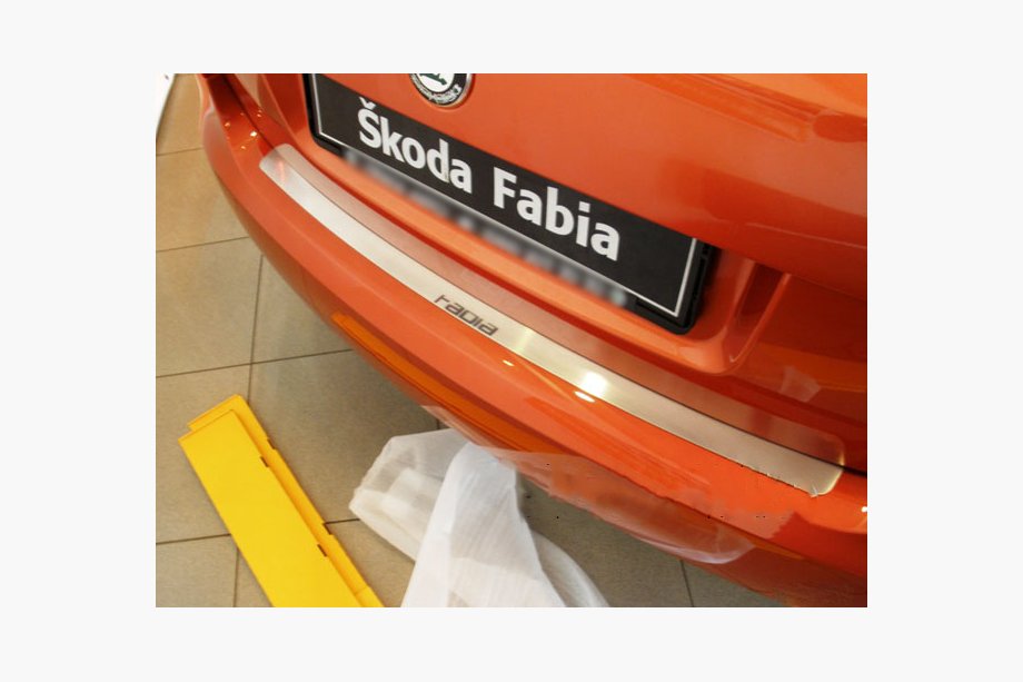 Skoda Fabia 2000-2007 Heckstoßstangenschutz Nataniko (Edelstahl) Image