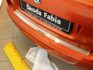 Skoda Fabia 2000-2007 Heckstoßstangenschutz Nataniko (Edelstahl) Foto 1