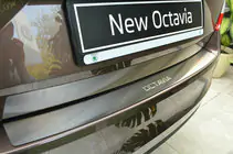 Skoda Octavia III A7 2013-2019 Heckstoßstangenschutz Nataniko (Edelstahl) Foto 1