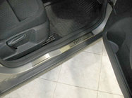 Skoda Yeti 2009-2017 Einstiegsleisten Abdeckungen Nataniko (6 Stk, Edelstahl) Premium - 3M Klebeband, 0.8 mm Foto 1