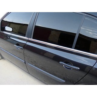 Fensterzierleisten außen Edelstahl (4 Stk) Renault Megane II 2004-2009 Foto 1