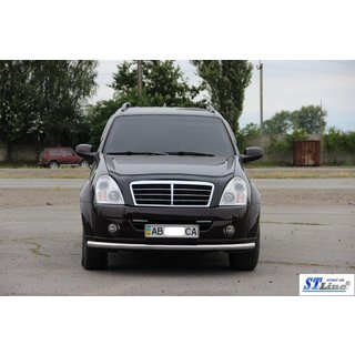 Frontschutzbügel ST008 (Edelstahl) SsangYong Rexton I 2001-2017 Foto 3
