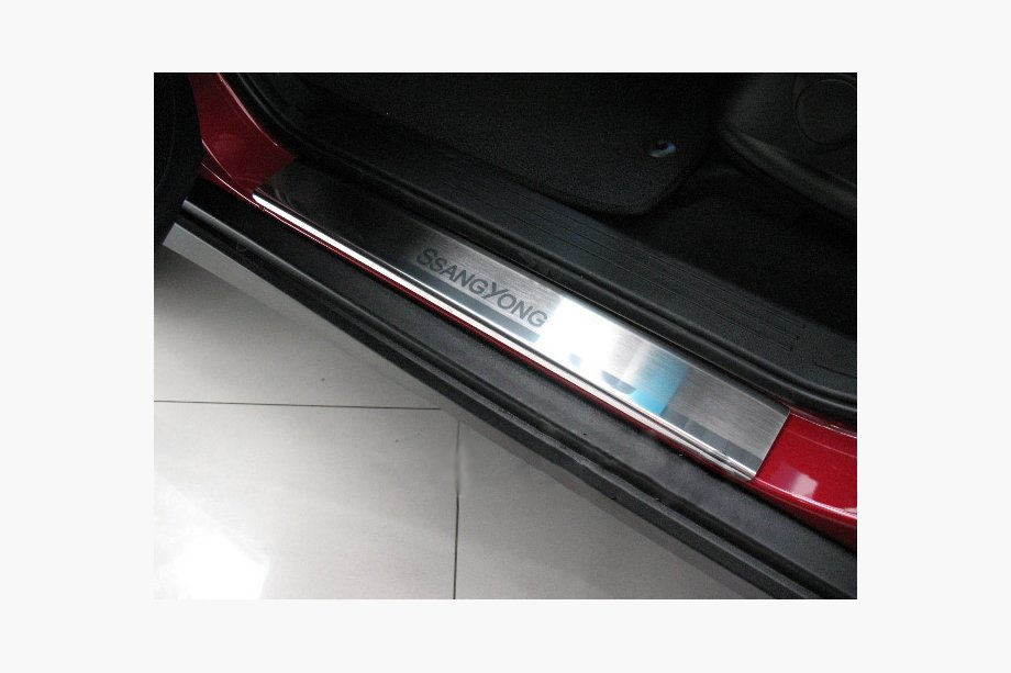 SsangYong Korando 2010-2019 Einstiegsleisten Abdeckungen Nataniko (4 Stk., Edelstahl) Image
