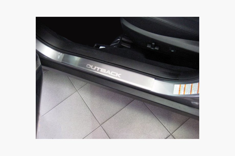 Subaru Outback 2009-2014 Edelstahl Einstiegsleisten Natanika Premium (2 Stk.) Image