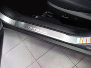 Subaru Outback 2009-2014 Edelstahl Einstiegsleisten Natanika Premium (2 Stk.) Foto 1