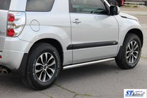 Suzuki Grand Vitara 2005-2017 Seitliche Rohre BB001 (2 Stk., Edelstahl) Foto 6