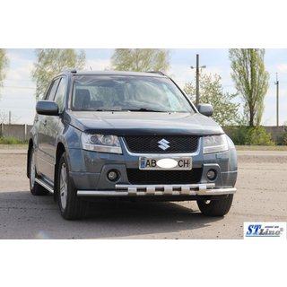 Frontbügel ST015 (Edelstahl) Suzuki Grand Vitara 2005-2017 Foto 3