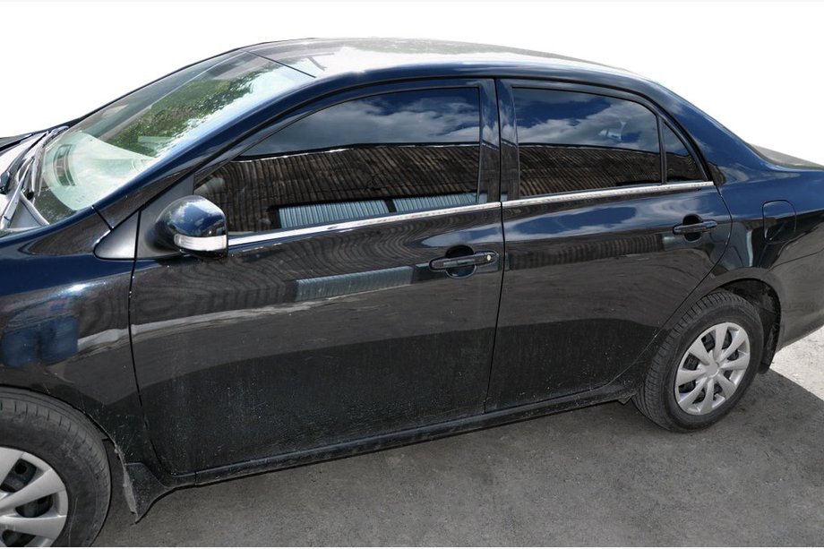 Toyota Corolla 2007-2013 Fensterzierleisten außen Edelstahl (4 Stk) Carmos - Türkischer Edelstahl Image