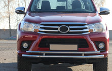 Toyota Hilux 2015- Frontschutzbügel ST018 (Edelstahl) Foto 6