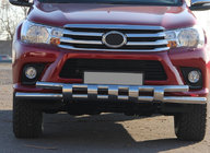 Toyota Hilux 2015- Frontschutzbügel ST015 (Edelstahl) Foto 3