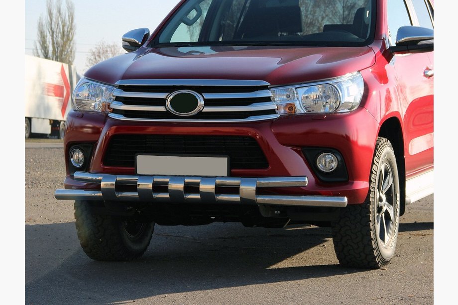 Toyota Hilux 2015- Frontschutzbügel ST015 (Edelstahl) Image