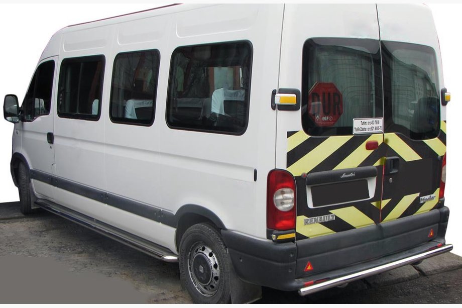 Nissan Interstar 2002-2010 Heckbügel AK002 (Edelstahl) Image