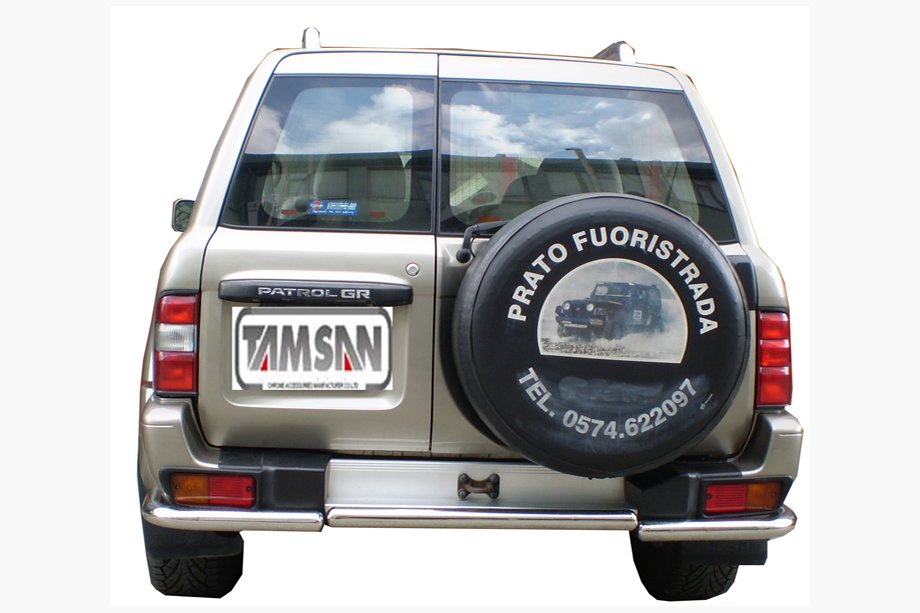 Nissan Patrol Y61 1997-2011 Heckbügel AK005-1 (Edelstahl) Image