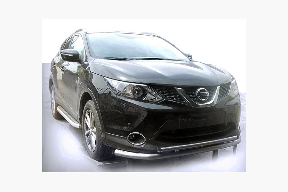 Nissan Qashqai 2014-2021 Frontschutzbügel ST014 (Edelstahl) Image