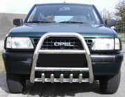 Opel Frontera 1991-1998 Frontbügel QT007 (Edelstahl) Foto 1