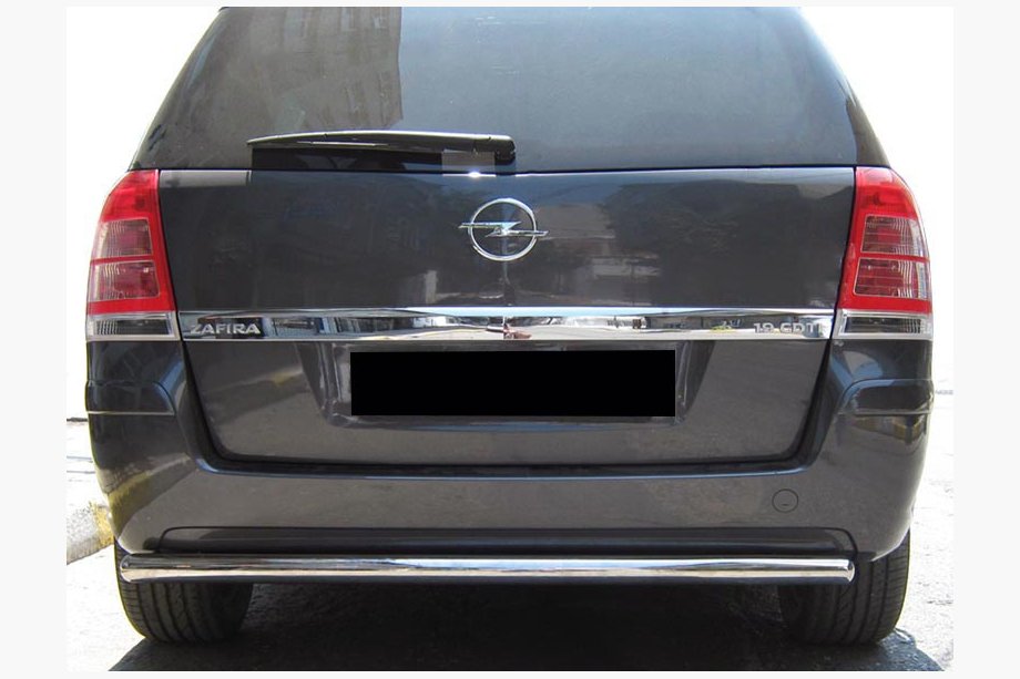 Opel Zafira B 2005–2011 Heckschutz AK002 (Edelstahl) Image