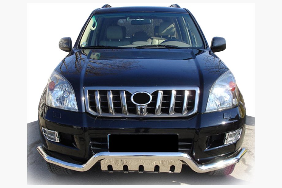 Toyota Land Cruiser Prado 120 2002-2009 Frontbügel ST013 (Edelstahl) Image