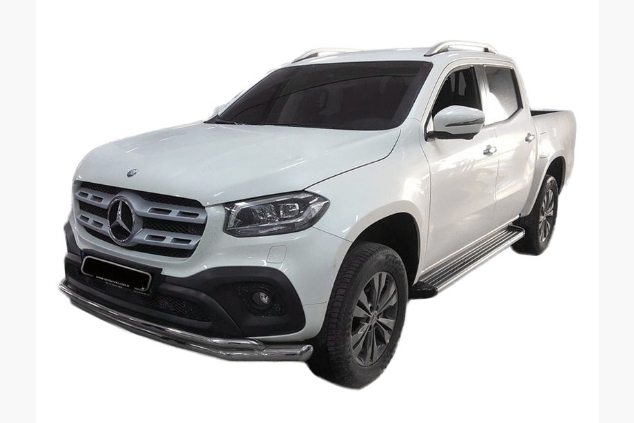 Mercedes X class 2017-2020 Frontbügel ST017 (Edelstahl, 60mm) Image