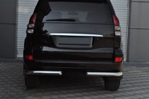 Toyota Land Cruiser Prado 120 2002-2009 Hintere Eckschutzrohre AK003 (2 Stk., Edelstahl) Foto 4