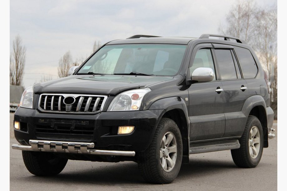 Toyota Land Cruiser Prado 120 2002-2009 Frontbügel ST015 (Edelstahl) Image