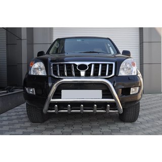 Frontbügel niedrig WT003 (Edelstahl) Toyota Land Cruiser Prado 120 2002-2009 Foto 4