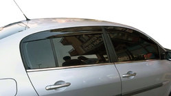 Renault Megane II 2004-2009 Fensterzierleisten außen Edelstahl (4 Stk) Foto 3