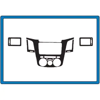 Armaturenbrett Abdeckungen Toyota Hilux 2006-2015 Foto 3