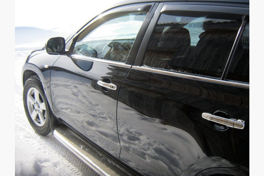 Toyota Rav 4 2006-2013 Fensterzierleisten außen Edelstahl (4 Stk) Carmos - Türkischer Edelstahl Image