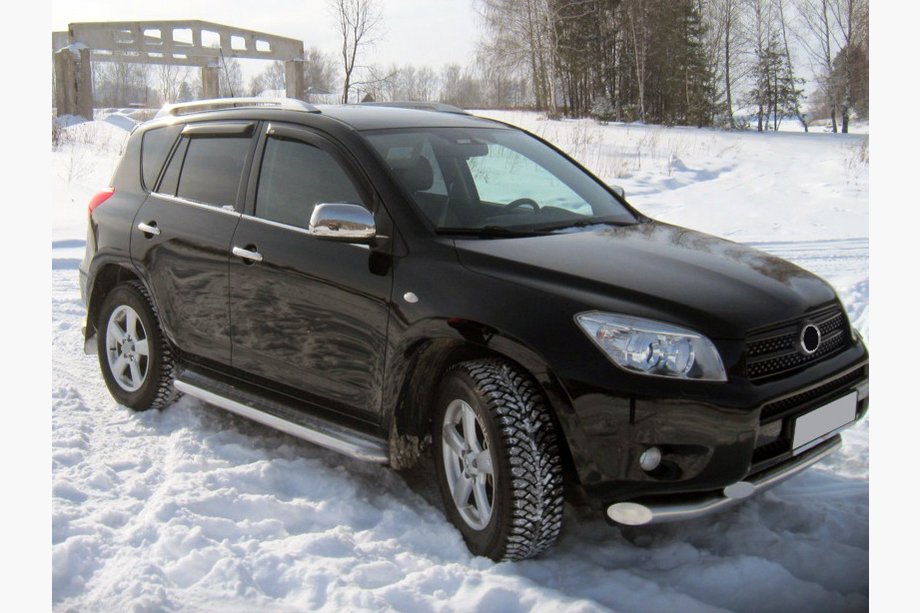 Toyota Rav 4 2006-2013 Fensterzierleisten außen Edelstahl (4 Stk) Foto 2