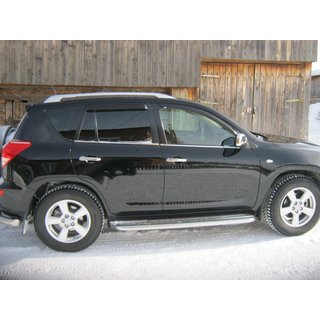 Fensterzierleisten außen Edelstahl (4 Stk) Toyota Rav 4 2006-2013 Foto 3