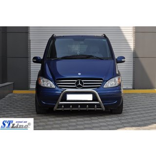 Frontbügel WT003/004 (Edelstahl) Mercedes Viano 2004-2014 Foto 4