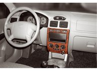 Kia Rio 2000-2005 Armaturenbrett Abdeckungen (2002-2005) Aluminium Foto 2