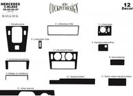 Mercedes C-class W202 1993-2001 Armaturenbrett Abdeckungen (1995-1997) Aluminium Foto 4