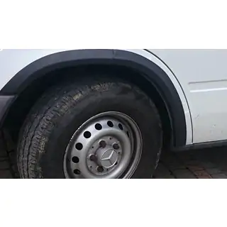Kotflügelverbreiterungen (6 Stk, schwarz)