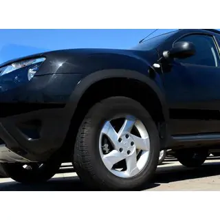 Kotflügelverbreiterungen (4 Stk., Schwarz Metall) Dacia Duster 2008-2018 Foto 1