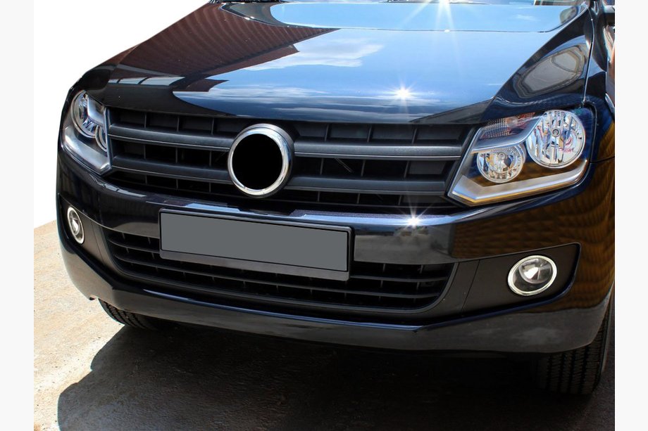 Volkswagen Amarok 2010-2022 Abdeckungen für Nebelscheinwerfer 2010-2012 (2 Stk, Edelstahl) Foto 1