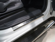 Volkswagen Amarok 2010-2022 Einstiegsleisten Abdeckungen Nataniko (4 Stk., Edelstahl) Premium - 3M Klebeband, 0.8mm Foto 1