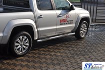 Volkswagen Amarok 2010-2022 Seitliche Rohre (2 Stk., Edelstahl) Foto 3