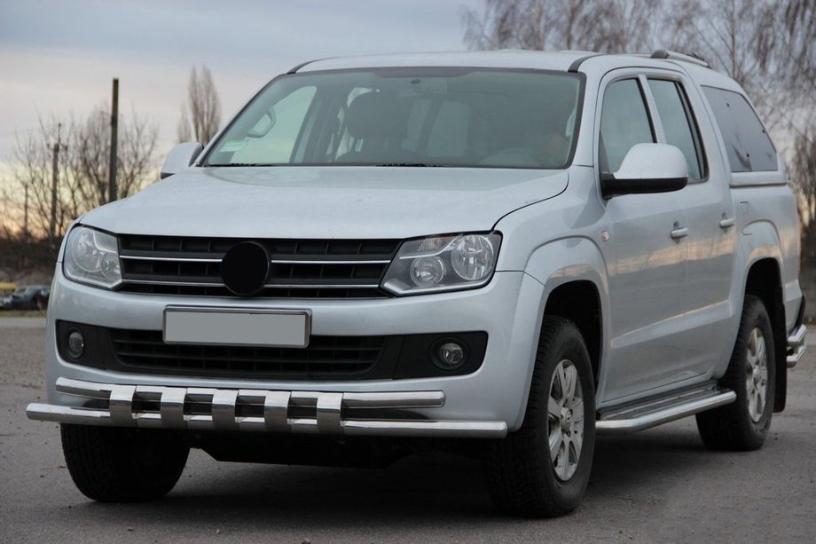 Volkswagen Amarok 2010-2022 Frontschutzbügel ST015 (Edelstahl) Foto 1