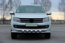 Volkswagen Amarok 2010-2022 Frontschutzbügel F3-08.7 (Edelstahl) Foto 2