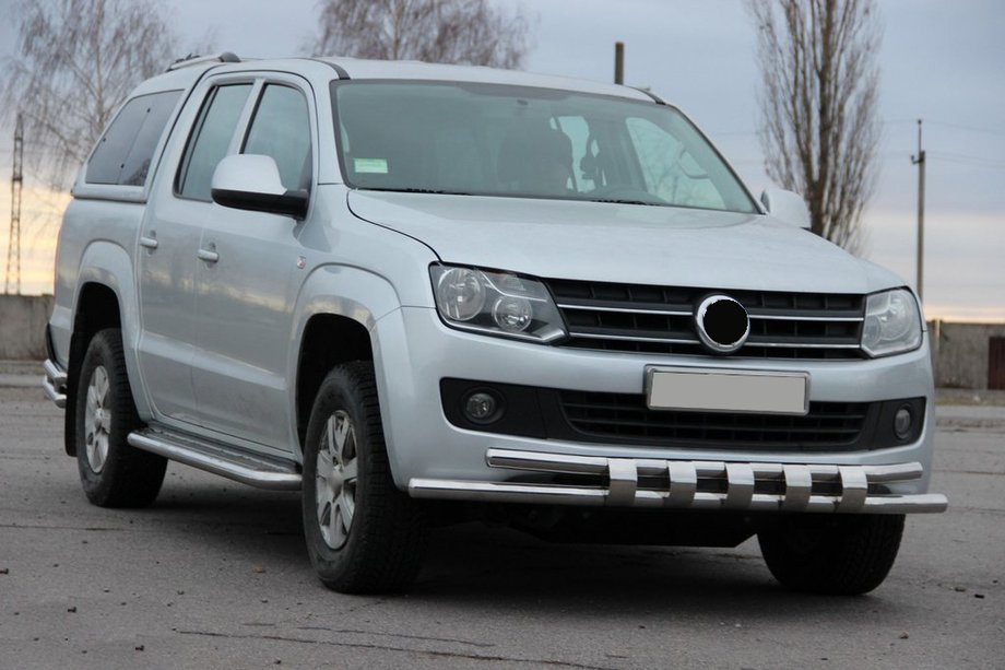 Volkswagen Amarok 2010-2022 Frontschutzbügel ST015 (Edelstahl) Foto 3