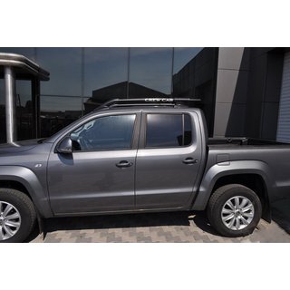 Schwarze Dachreling mit Querträgern Mitsubishi L200 2006-2015 Foto 3