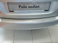 Volkswagen Polo 2010-2017 Heckstoßstangenschutz Nataniko (Edelstahl) 2009-2014, Schrägheck Foto 1