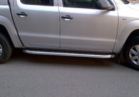 Volkswagen Amarok 2010-2022 Seitenstufen Fullmond Grey (2 Stk, Alu) Foto 1