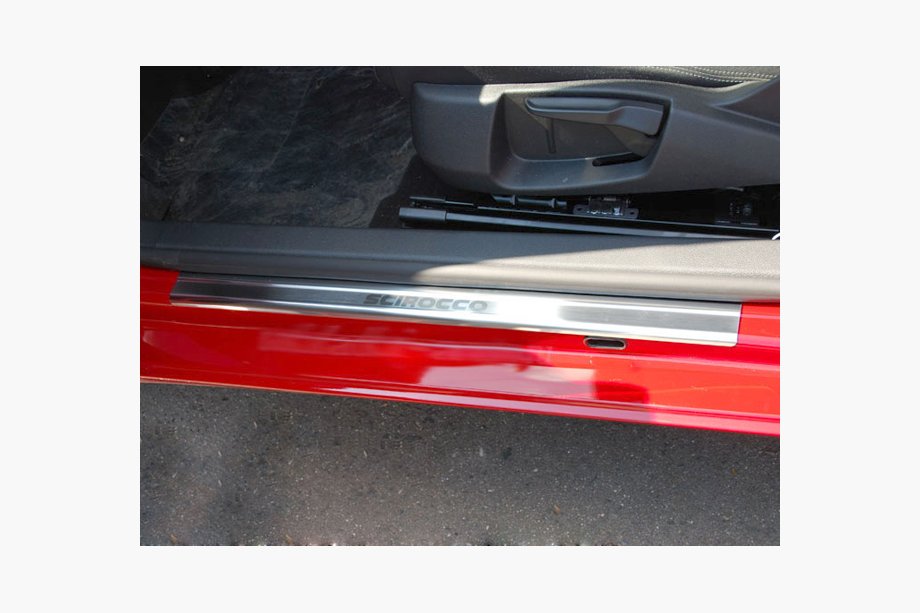 Volkswagen Scirocco 2008-2017 Edelstahl Einstiegsleisten Natanika Premium (2 Stk.) Image