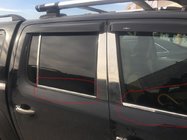Volkswagen Amarok 2010-2022 Fensterzierleisten Edelstahl (4 Streifen) Carmos - Türkischer Edelstahl Foto 2